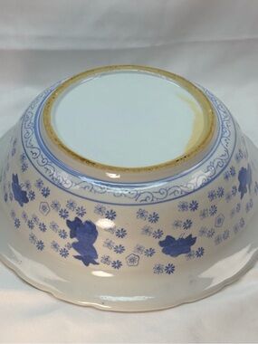 Source Unknown | Dining | Antique Blue White Transferware Wash Basin ...